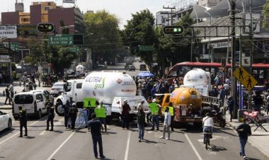Gaseros protestan en CDMX y Zona Metropolitana contra “hauchigas”