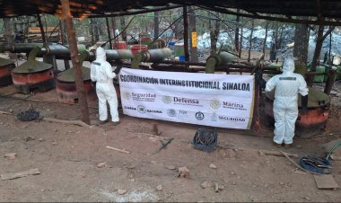 Marina asegura megalaboratorio de metanfetaminas en Zacatecas; pertenecía al grupo de Los Chapitos
