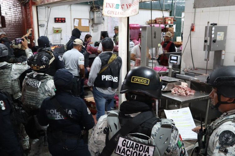 Desmantelan cámaras de videovigilancia instaladas en el mercado central de Chilpancingo