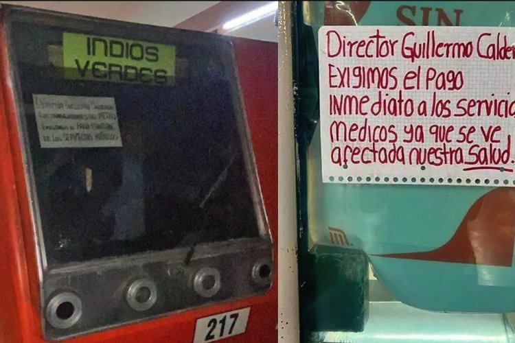 Trabajadores del Metro denuncian retraso en pago de servicio médico