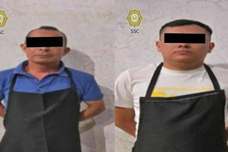 Detienen a dos taqueros por lesionar a sujeto que intentó asaltarlos en CDMX