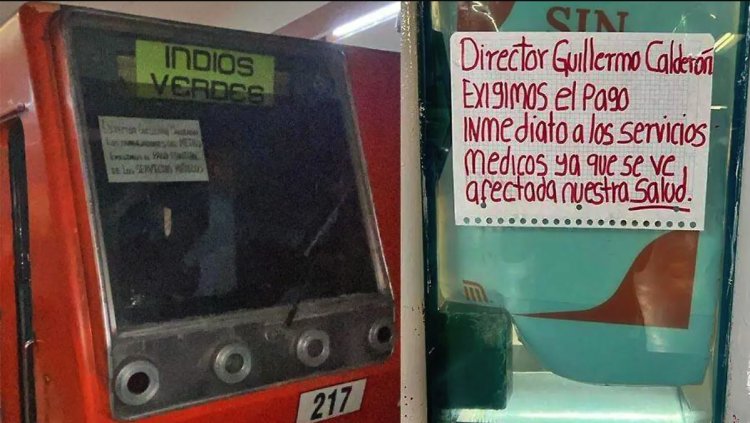 Trabajadores del Metro denuncian retraso en pago de servicio médico