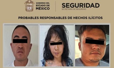 Detienen en Chimalhuacán a presuntos extorsionadores de mercado de Chalco
