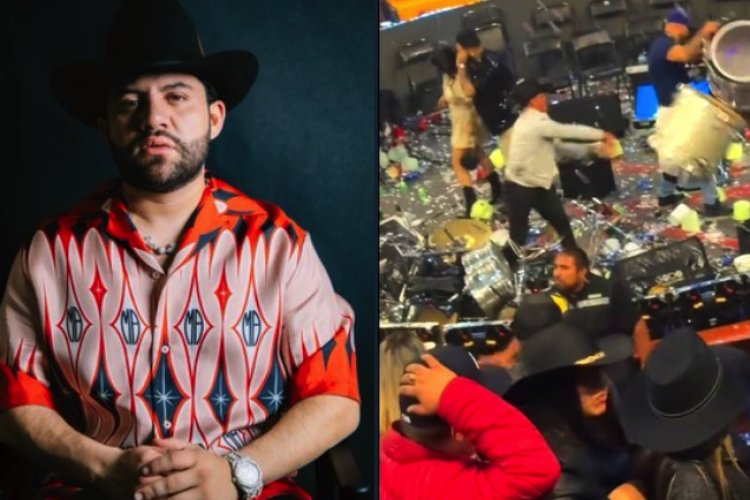 Público destroza palenque durante evento de Luis R. Conriquez en la Feria del Caballo de Texcoco por prohibición de narcocorridos