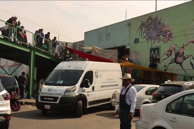 Asesinan con un cuchillo a hombre dentro de la Central de Abasto de Iztapalapa