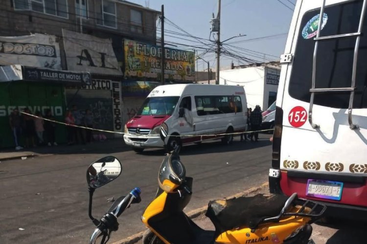 Matan a chofer de transporte público en Chimalhuacán; se habría resistido a un robo