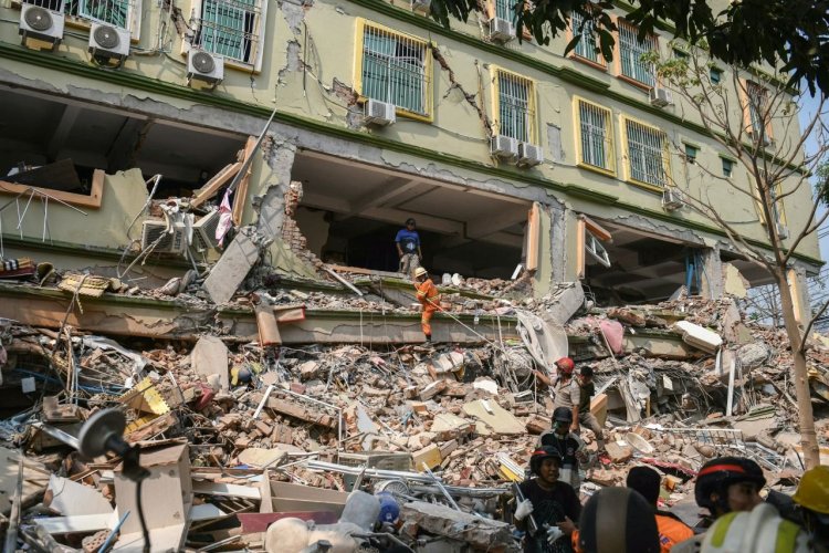 Cifra de muertos por terremoto en Myanmar ya supera los 3 mil 300 decesos