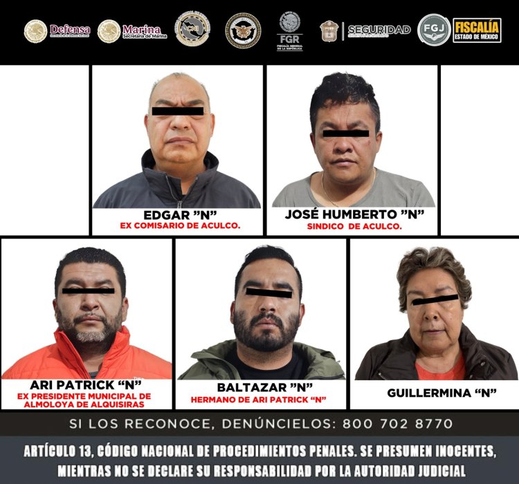 Detienen a cinco personas investigadas en marco de la “Operación Enjambre”