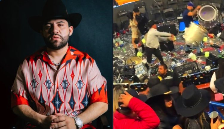Público destroza palenque durante evento de Luis R. Conriquez en la Feria del Caballo de Texcoco por prohibición de narcocorridos