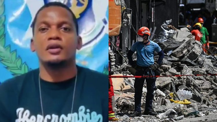 En Dominicana detienen a sujeto que fingió rescatar personas en derrumbe de discoteca para cobrar por entrevistas
