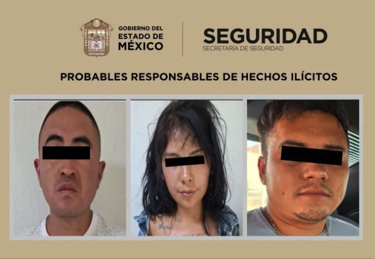 Detienen en Chimalhuacán a presuntos extorsionadores de mercado de Chalco
