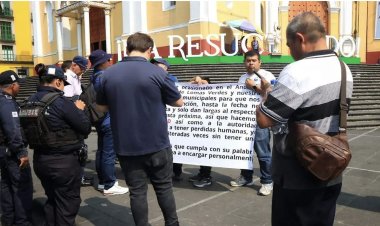 En Xalapa, Veracruz, vecinos exigen muro de contención ante próxima temporada de lluvias
