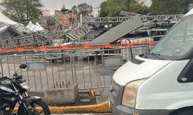 Confirman ocho heridos por colapso de escenario en la GAM
