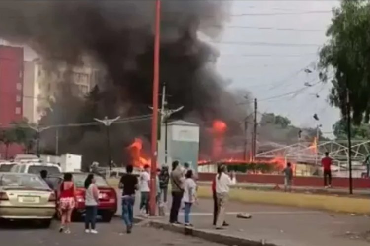 Incendio consume más de 20 viviendas “improvisadas” en la colonia Lindavista