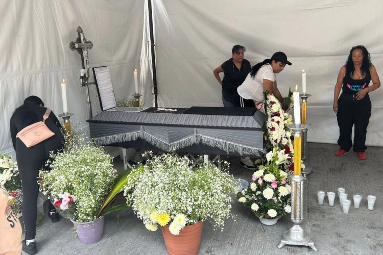 Velan a Andrea, víctima de feminicidio que fue asesinada por un policía de Chimalhuacán