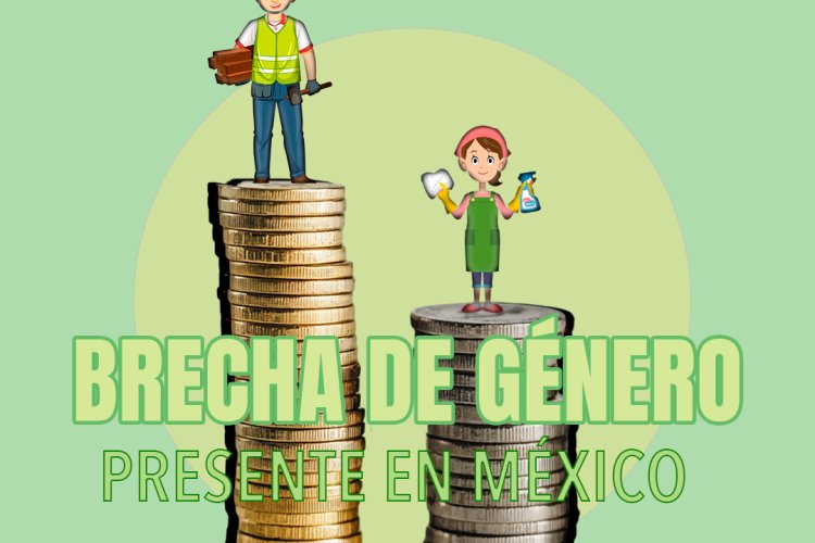 Infografía: Brecha de género presente en México