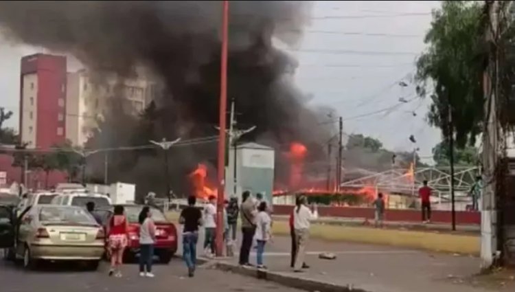 Incendio consume más de 20 viviendas “improvisadas” en la colonia Lindavista
