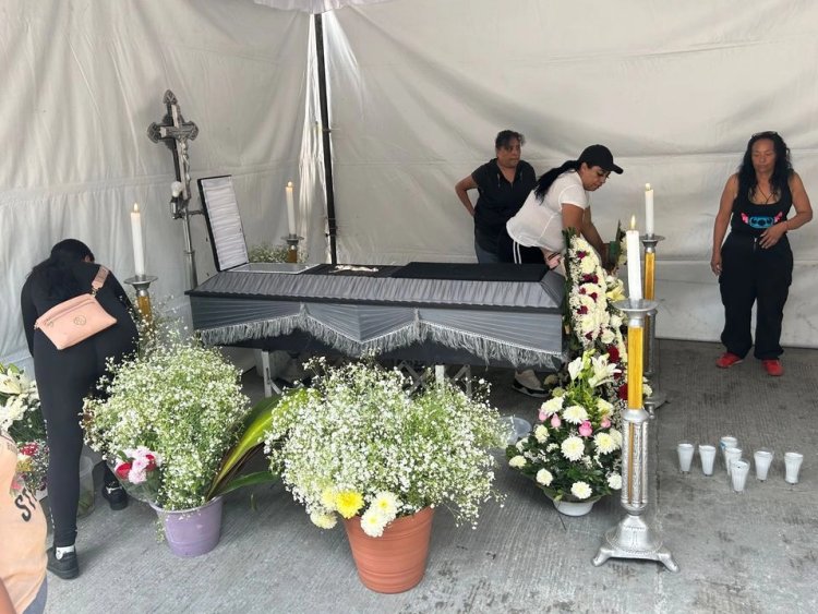 Velan a Andrea, víctima de feminicidio que fue asesinada por un policía de Chimalhuacán