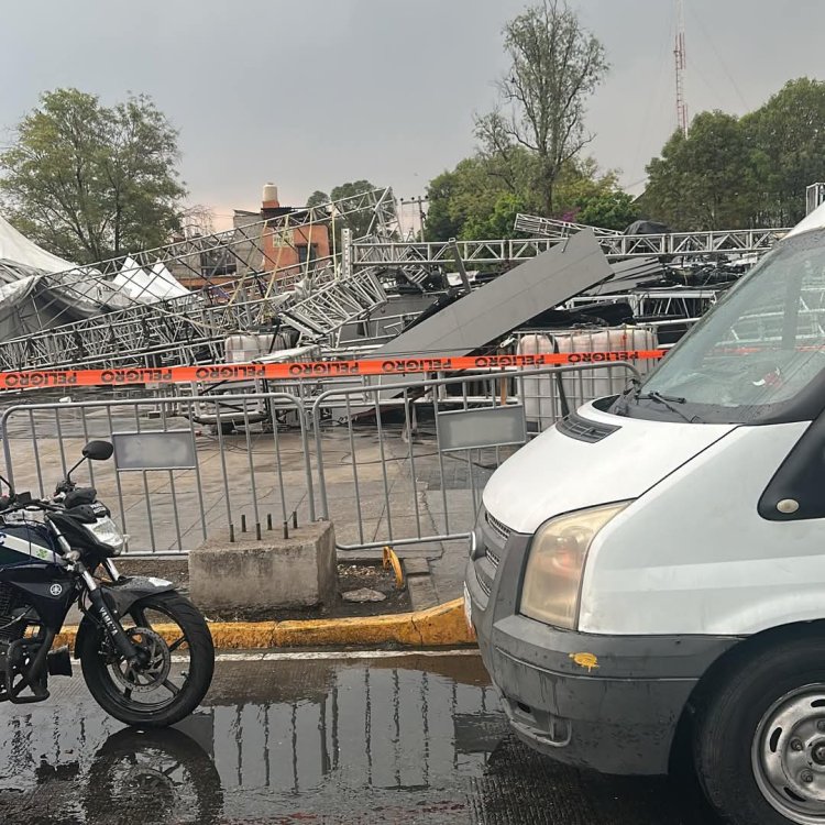 Confirman ocho heridos por colapso de escenario en la GAM