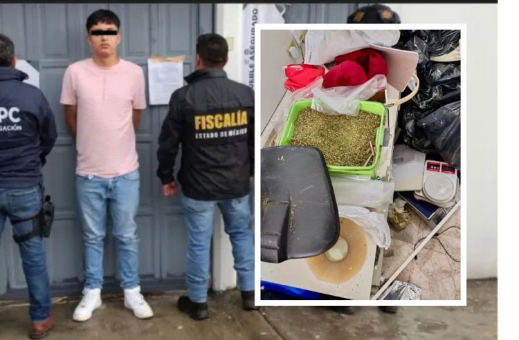 Aseguran más de 30 kilos droga durante cateo en Ecatepec