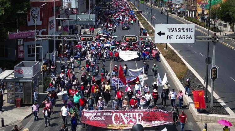 Anuncian megamarcha por Día del Maestro en la CDMX; habrá cierres viales