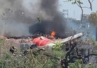 Avión que iba de la India a Londres se estrella; aparentemente sólo hubo un sobreviviente