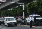 Adulta mayor se pasa un alto y mata a peatón en el carril del Mexibús en Ecatepec
