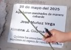 A un mes del asesinato de colaboradores de Clara Brugada, familiares y amigos rinden homenaje