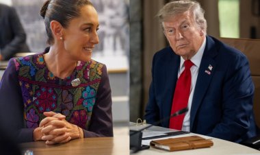 Claudia Sheinbaum sostiene llamada telefónica con su hómologo Donald Trump