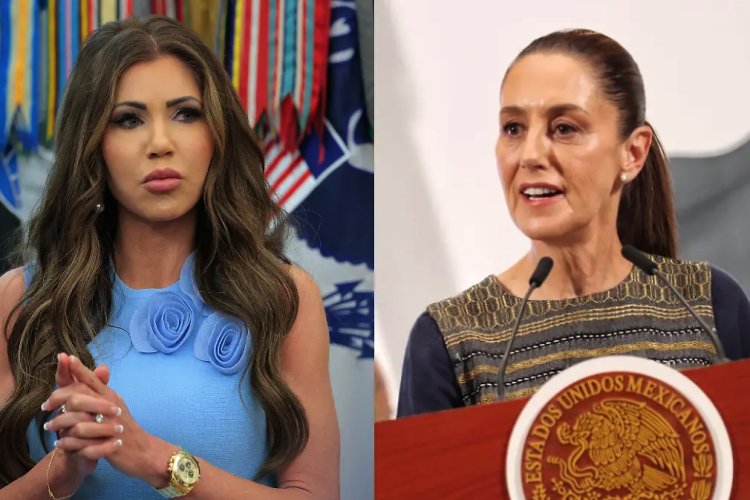 Secretaria de Seguridad de EEUU acusa a Sheinbaum de alentar protestas violentas en Los Ángeles
