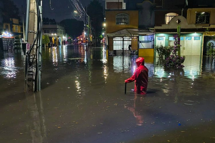 lluvias nuevamente inundan el oriente del Edomex; Ixtapaluca de los más afectados