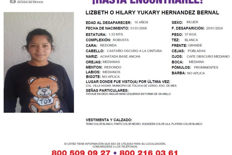 Encuentran sin vida a Yukary, joven reportada como desaparecida en Chimalhuacán, su cuerpo presentaba huellas de violencia