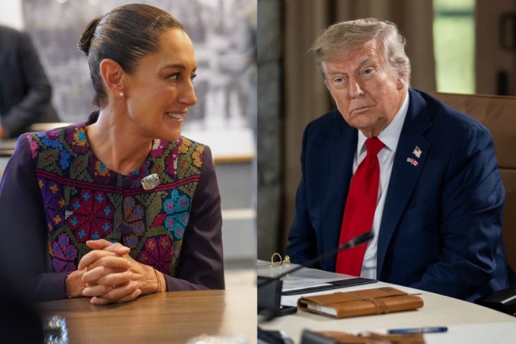 Claudia Sheinbaum sostiene llamada telefónica con su hómologo Donald Trump