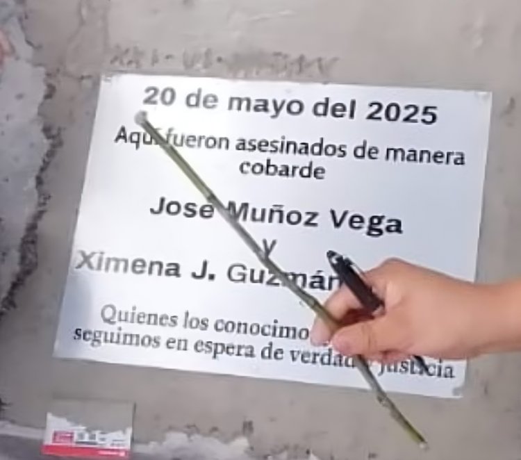 A un mes del asesinato de colaboradores de Clara Brugada, familiares y amigos rinden homenaje