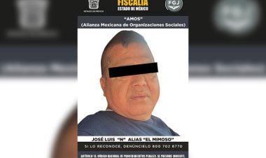 Detienen a “El Mimoso”, presunto líder de red de despojo que opera al oriente del Edomex