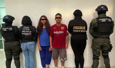 Detienen a pareja relacionada con feminicidio de niña de 2 años en Chimalhuacán