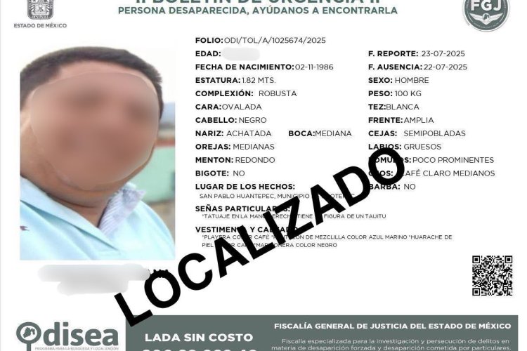 Localizan a líder de agrupación de transportistas que había sido secuestrado en el Edomex