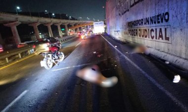 Mueren dos personas en accidente de motocicleta en la México-Puebla