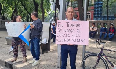 Con protesta en el Ángel de la independencia, antorchistas denuncian a edil de Tláhuac por desatención de vivienda