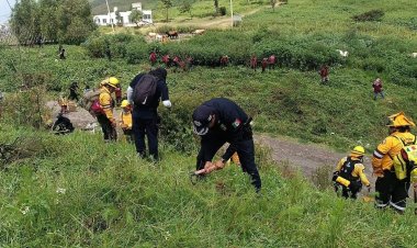 Localizan indicios forenses y más de 150 prendas en operativo en la Sierra de Guadalupe
