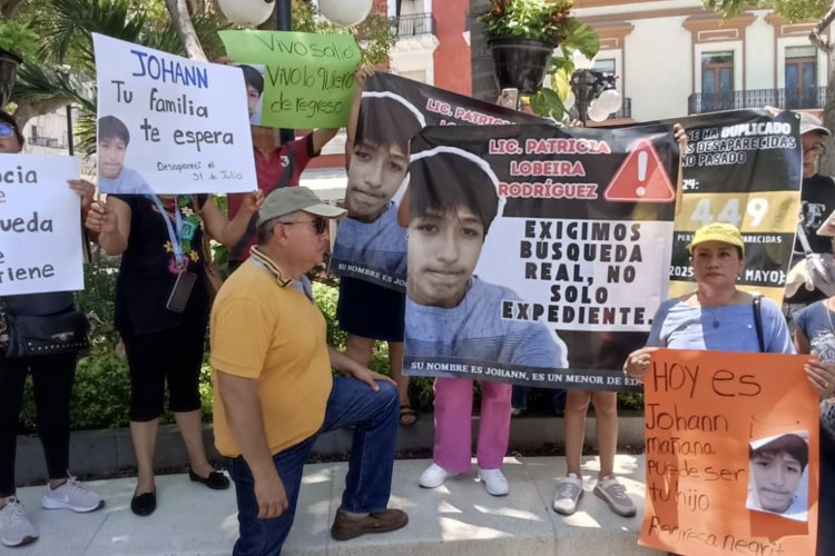 Exigen la aparición con vida de Johann Emir, joven desaparecido en el puerto de Veracruz