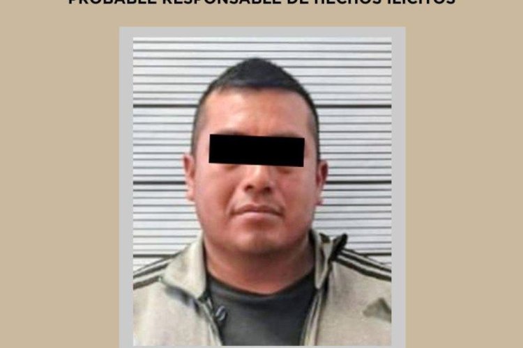 Capturan a individuo con arma prohibida en filtro carretero de Tenancingo