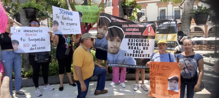 Exigen la aparición con vida de Johann Emir, joven desaparecido en el puerto de Veracruz
