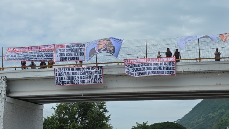Con bloqueos denuncian violencia, desplazamientos y desapariciones en Guerrero