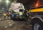 Chofer de tráiler muere tras impactarse contra pilar del Metro de la Línea B
