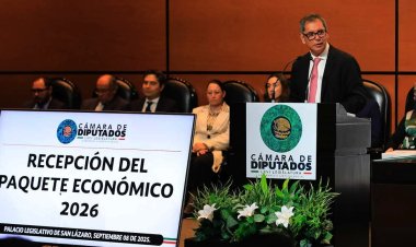 Hacienda entrega al Congreso el Paquete Económico 2026