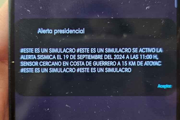 Más de 80 millones de teléfonos recibirán alerta sísmica durante Simulacro Nacional 2025