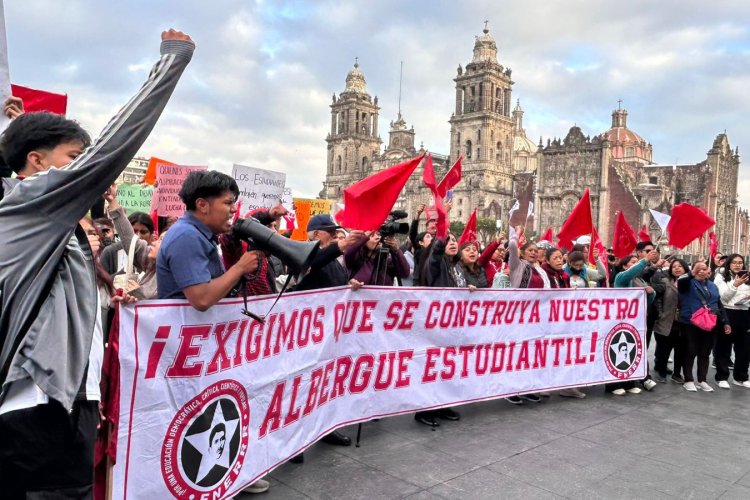 Gobierno de Claudia Sheinbaum ignora protesta de estudiantes de Oaxaca
