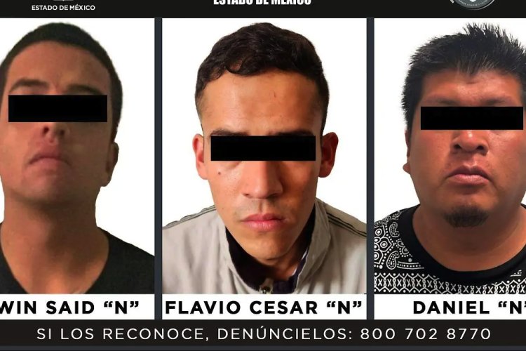Detienen a integrantes de “Los Lagartos” en Tecámac por robo y privación de la libertad