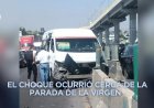 Accidente de combi en la autopista México–Puebla deja varios lesionados